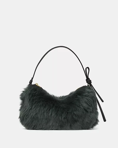 Loop Shearling Shoulder Bag