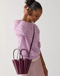 The Patent Spade Flower Bucket Bag