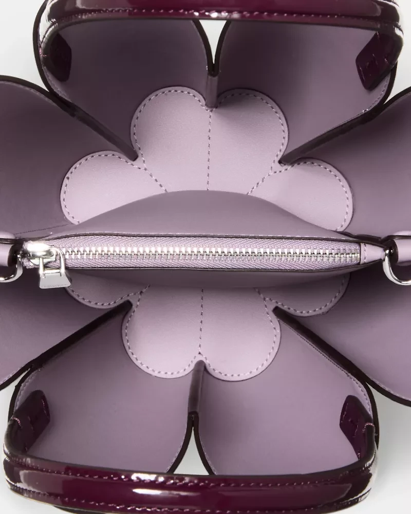 The Patent Spade Flower Bucket Bag