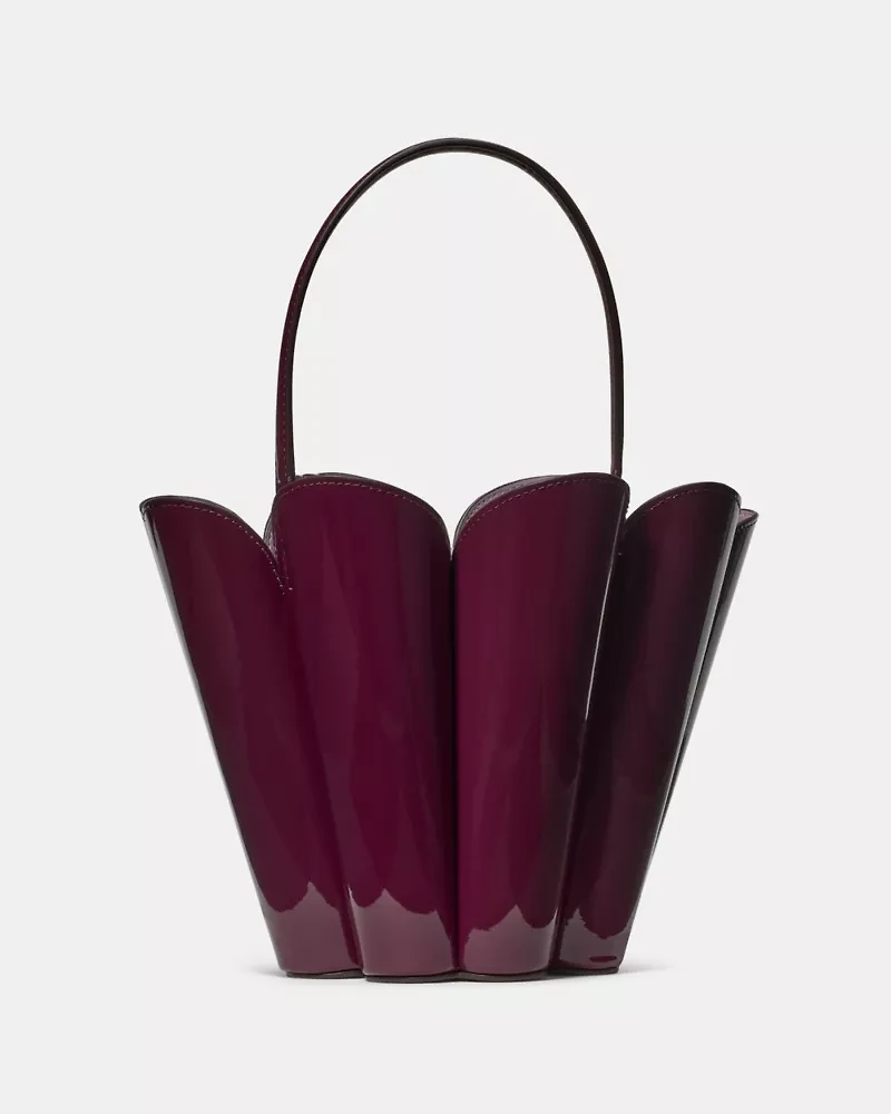 The Patent Spade Flower Bucket Bag