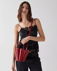 The Patent Spade Flower Bucket Bag