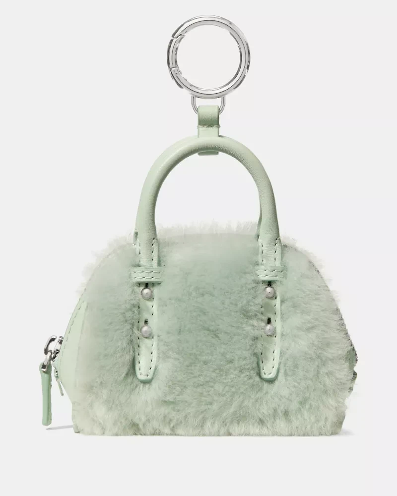 Charmed Shearling Nano Carryall Bag Charm