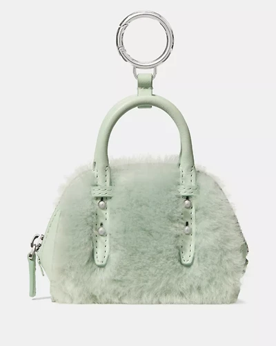Charmed Shearling Nano Carryall Bag Charm