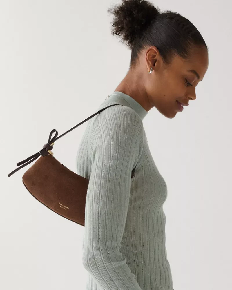 Loop Suede Pochette Bag