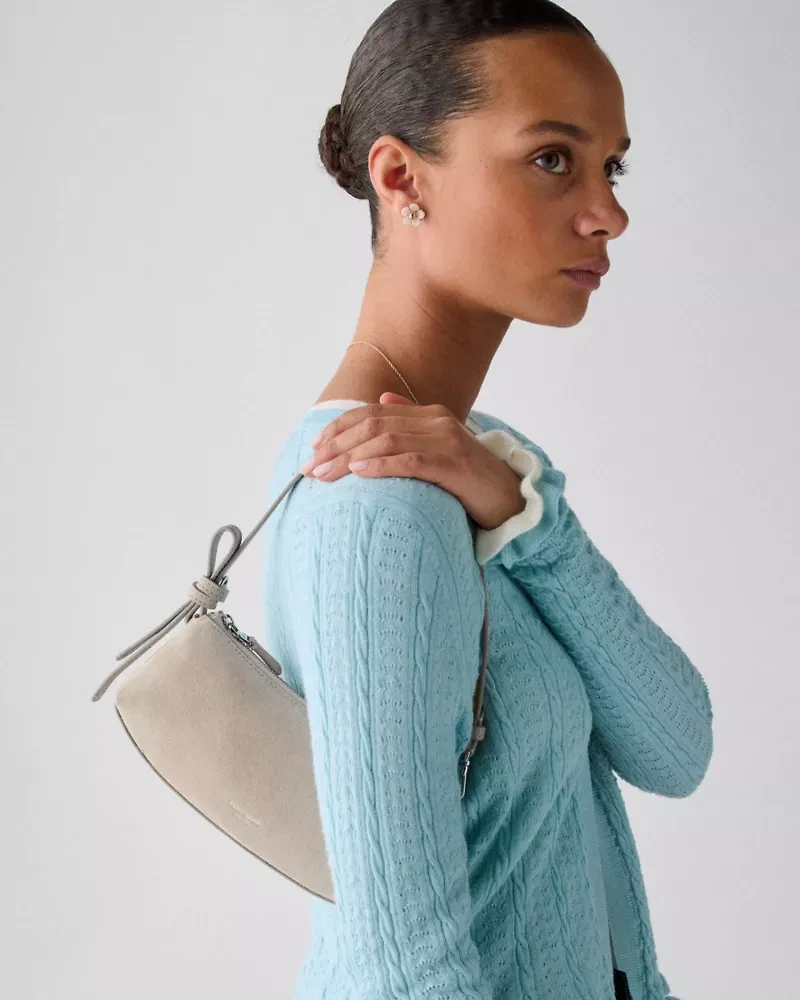 Loop Suede Pochette Bag