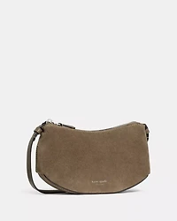 Loop Suede Crossbody Bag