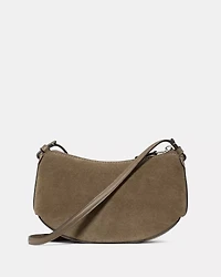Loop Suede Crossbody Bag
