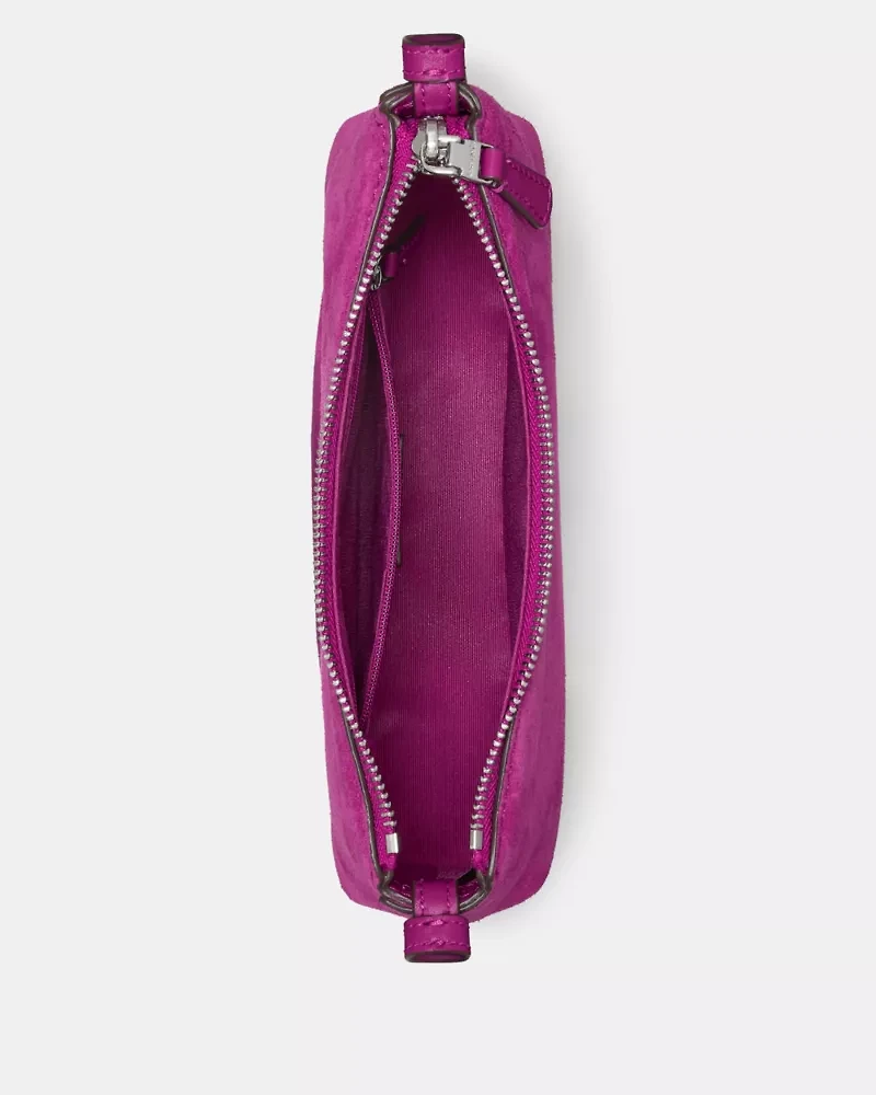 Loop Suede Crossbody Bag