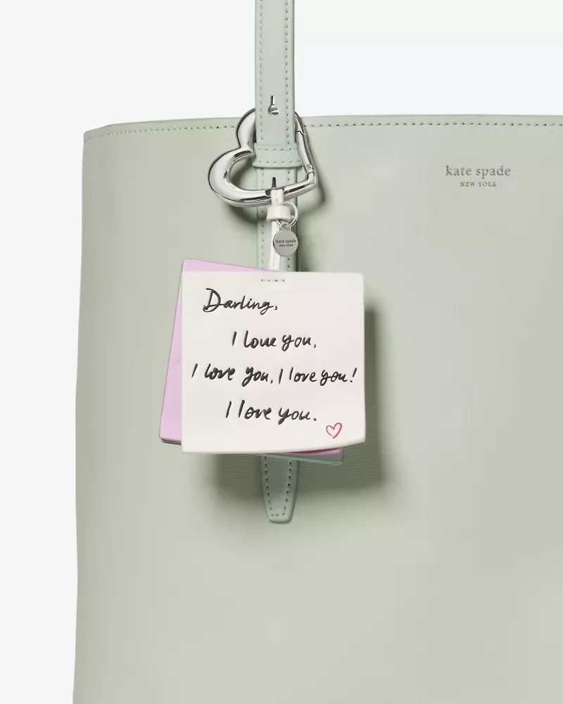 Charmed Love Notes Bag Charm