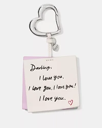 Charmed Love Notes Bag Charm