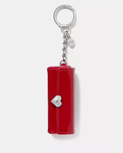 Charmed Patent Lipstick Bag Charm