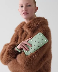 Halo Studded Wristlet