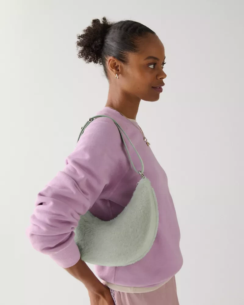 Duo Shearling Crossbody Bag