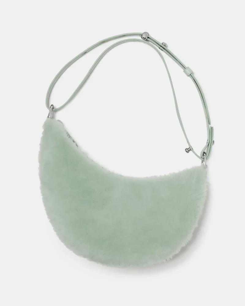 Duo Shearling Crossbody Bag