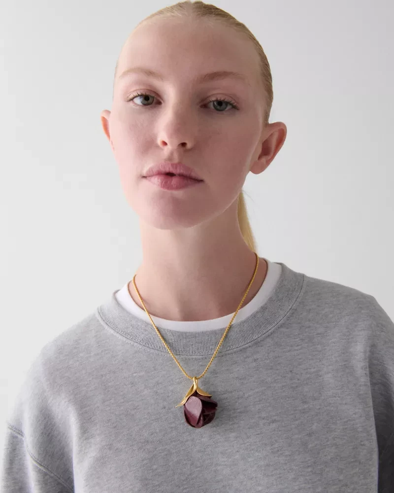 Rose Buds Wrap Necklace