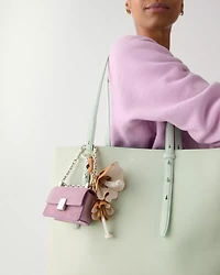 Charmed Suede Nano Carryall Bag Charm