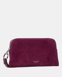Halo Suede Wristlet