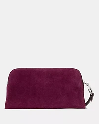 Halo Suede Wristlet