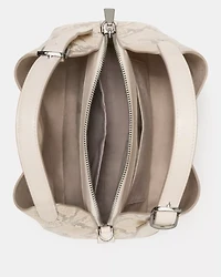 Deco Snake Embossed Crossbody Tote Bag