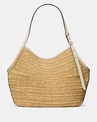 Deco Straw Tulip Tote Bag