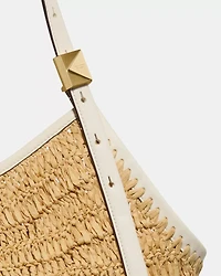 Deco Straw Tulip Tote Bag