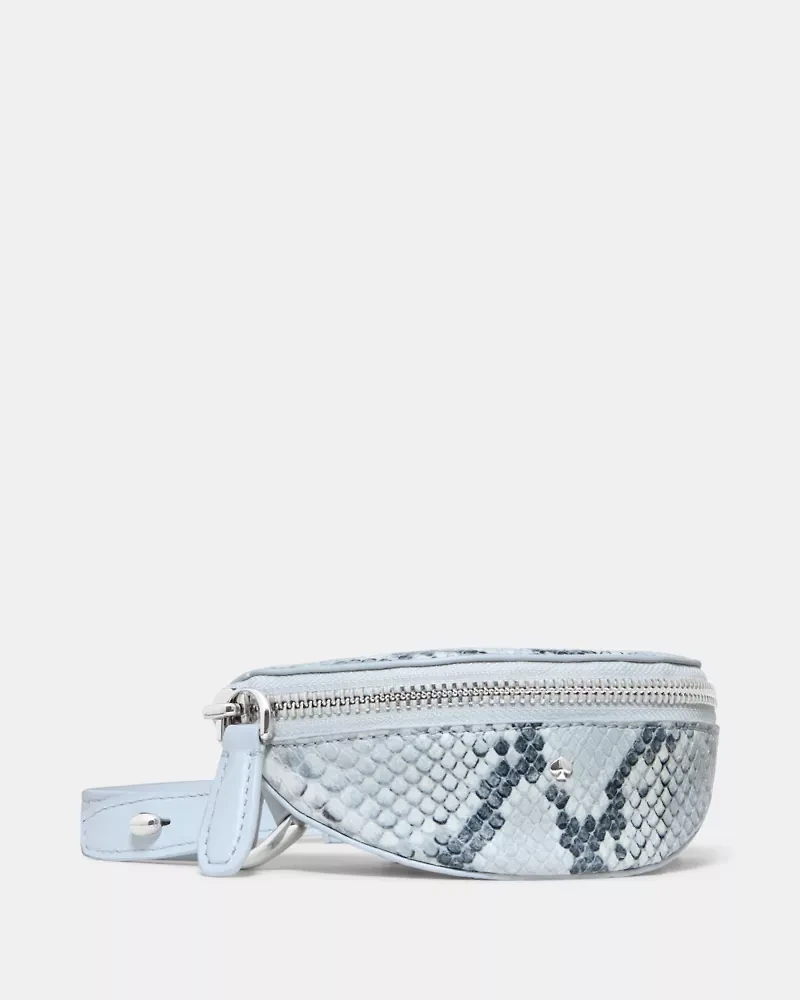 Duo Snake Embossed Crossbody Bag