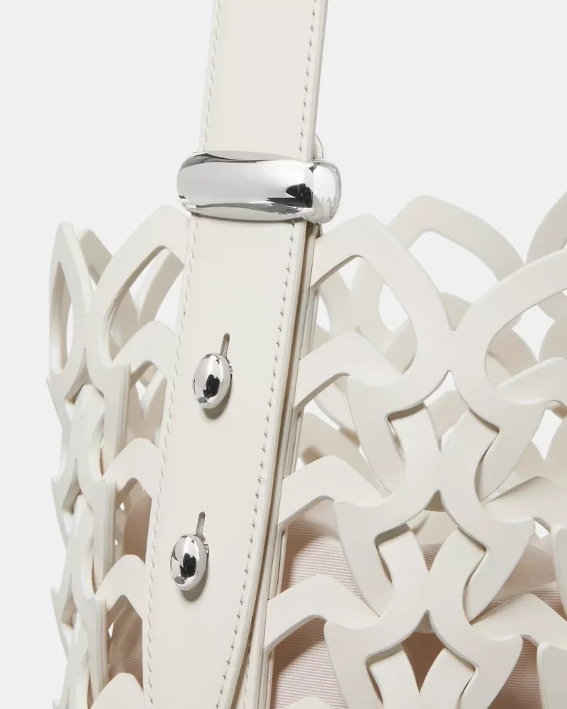 Halo Woven Bucket Bag