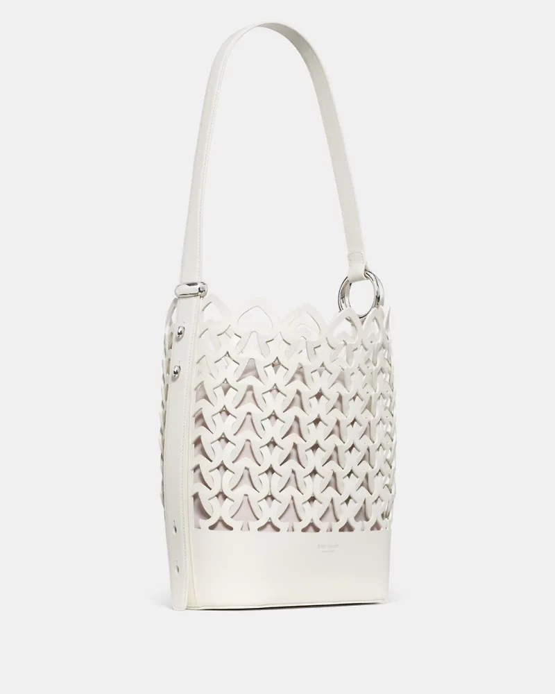 Halo Woven Bucket Bag