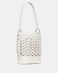 Halo Woven Bucket Bag