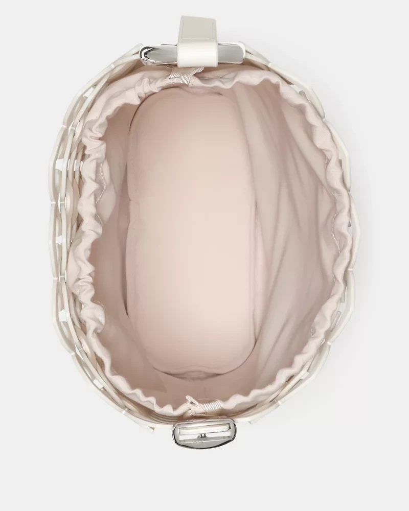 Halo Woven Bucket Bag