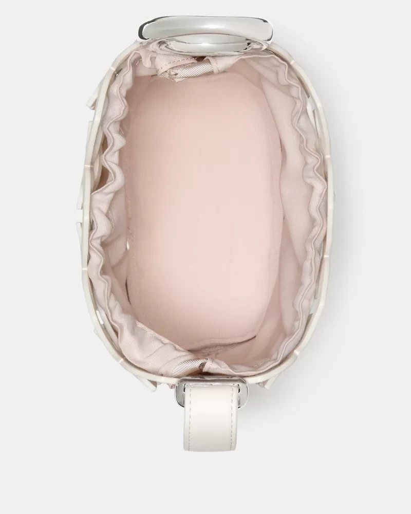 Halo Woven Mini Bucket Bag