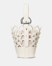 Halo Woven Mini Bucket Bag