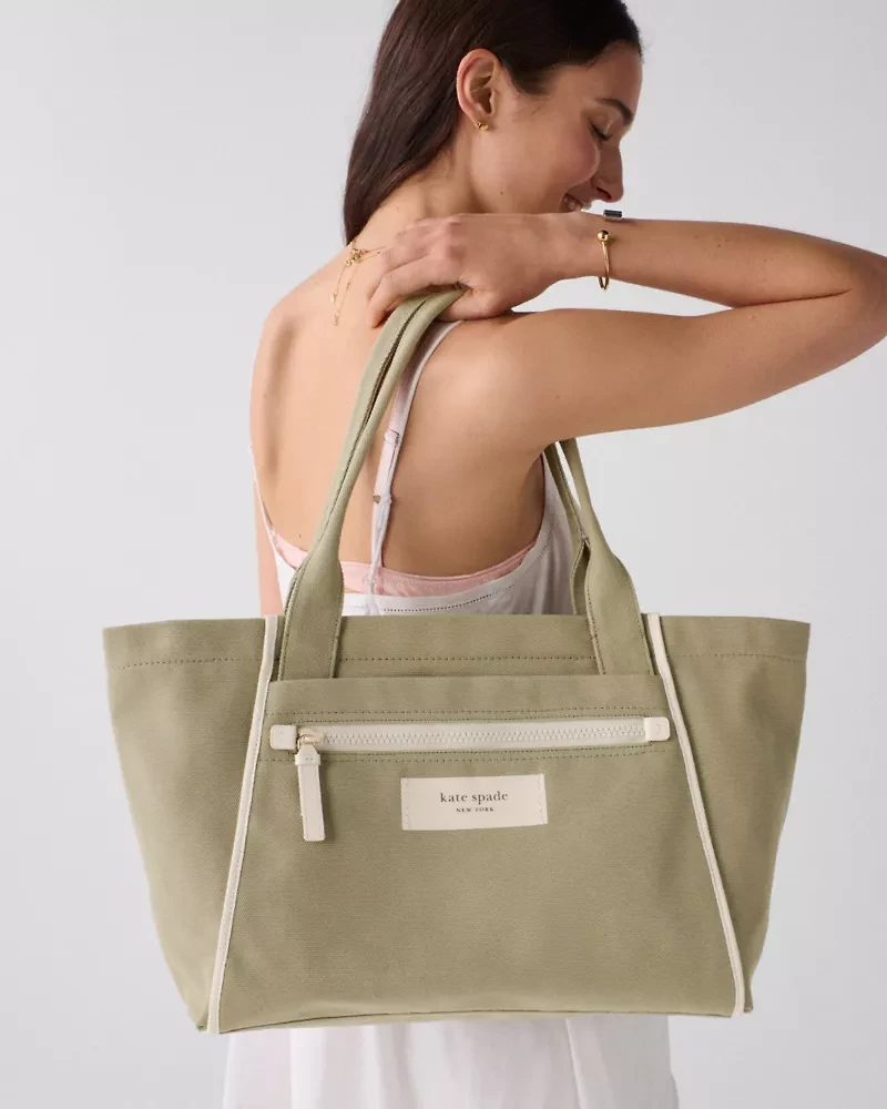 Dash Large Canvas Tote Bag