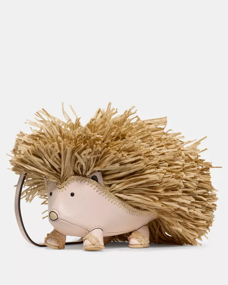 Critters Raffia Stevie Hedgehog Mini Bag