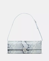 Deco Snake Embossed Soft Mini Shoulder Bag