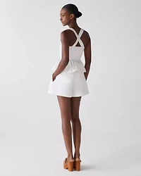 Belted Pleated Shorts