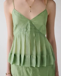 Crinkled Organza Cami