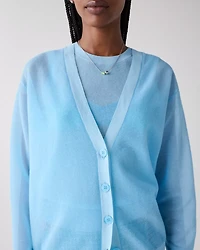 Sheer Knit Cardigan