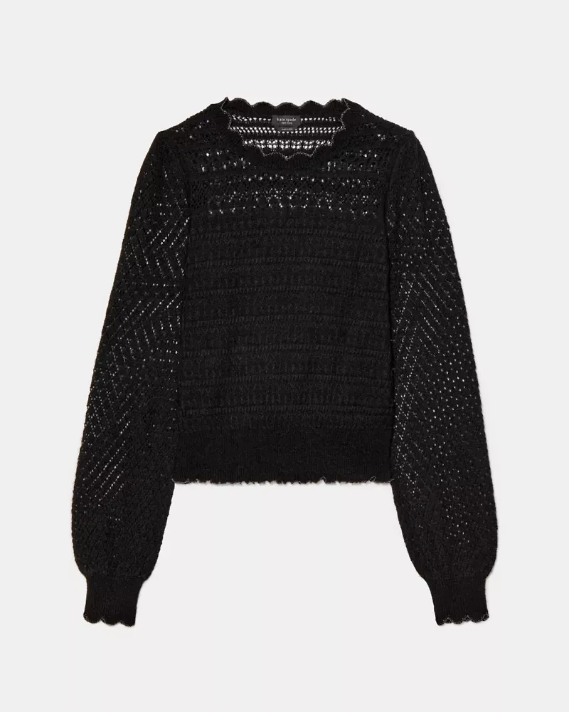 Pointelle Sweater