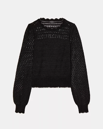 Pointelle Sweater