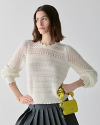Pointelle Sweater