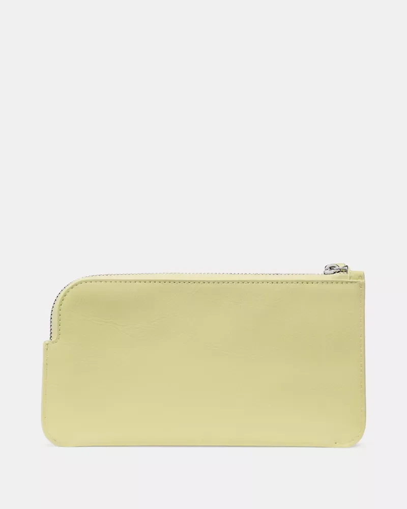 Zippy Crinkle Patent Wristlet