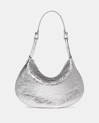The Crinkle Metallic Bangle Bag