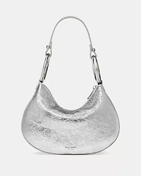 The Crinkle Metallic Bangle Bag
