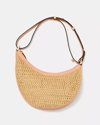 Duo Straw Crossbody Bag