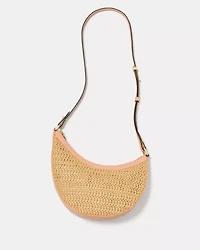 Duo Straw Crossbody Bag