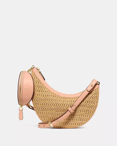 Duo Straw Crossbody Bag