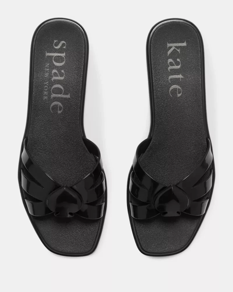 Sculpted Spade Jelly Sandal