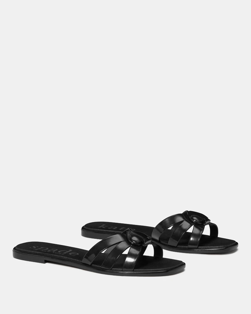 Sculpted Spade Jelly Sandal