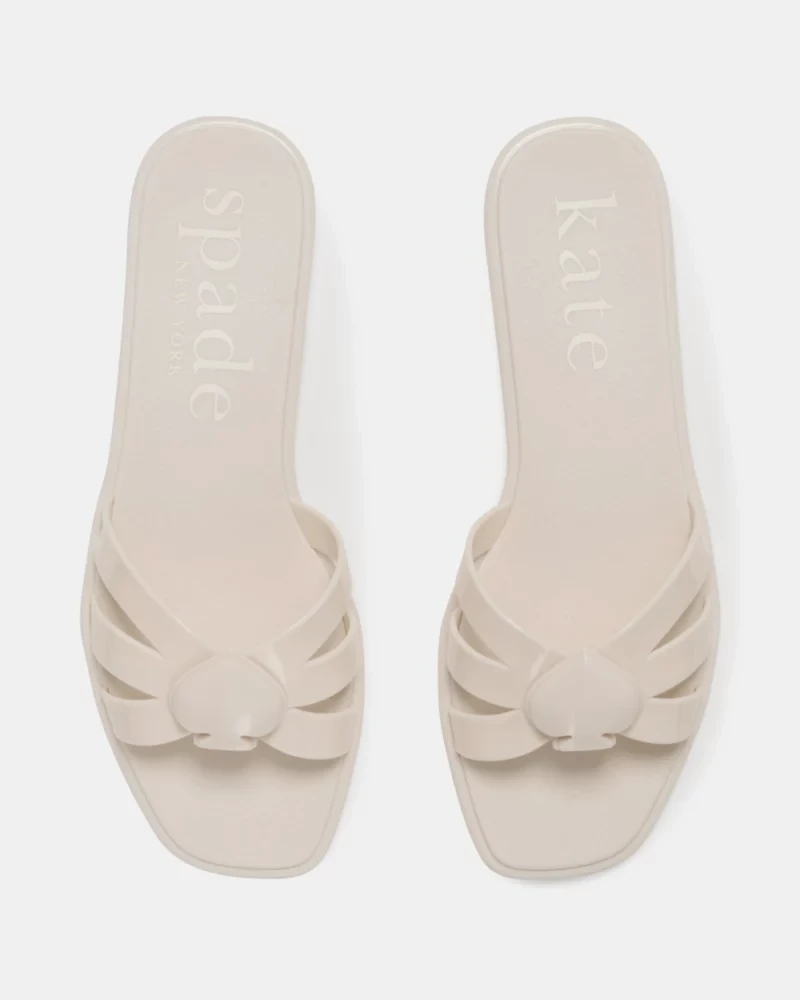 Sculpted Spade Jelly Sandals